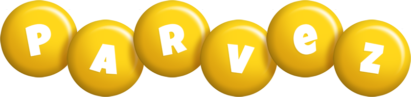 Parvez candy-yellow logo