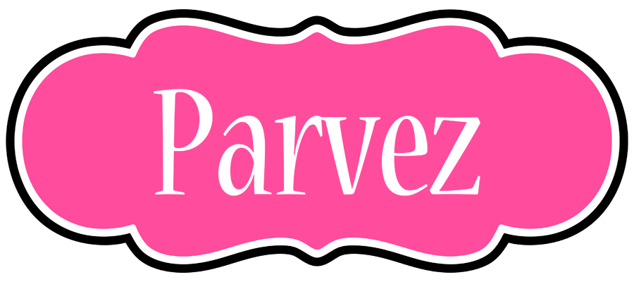 Parvez invitation logo