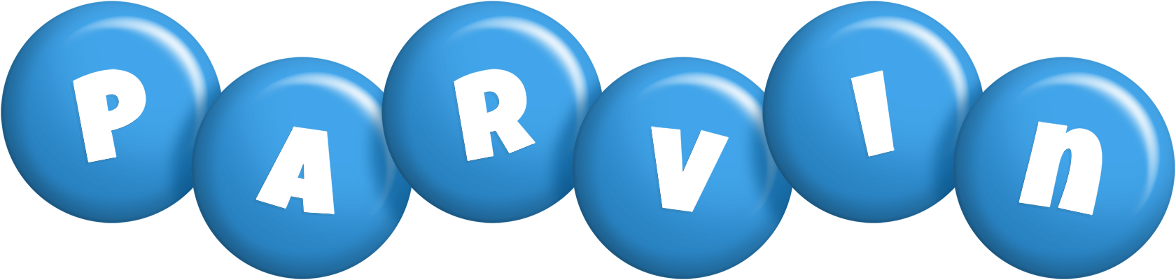Parvin candy-blue logo