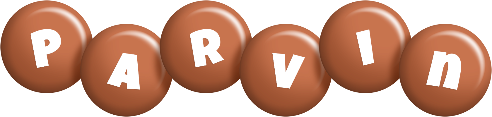 Parvin candy-brown logo