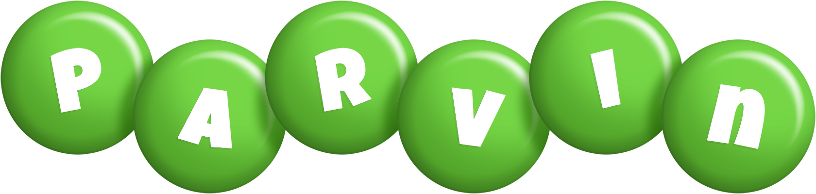 Parvin candy-green logo