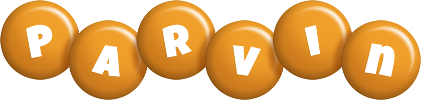 Parvin candy-orange logo