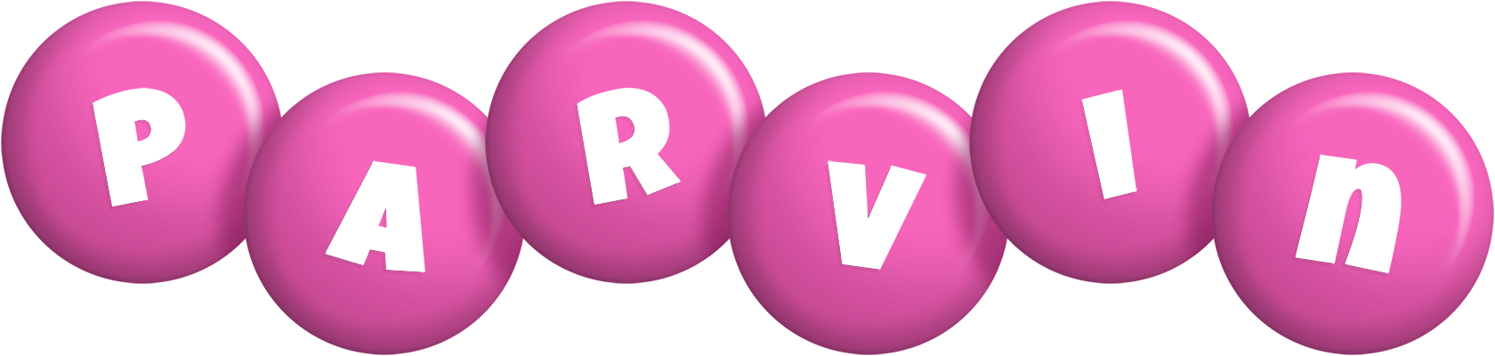 Parvin candy-pink logo