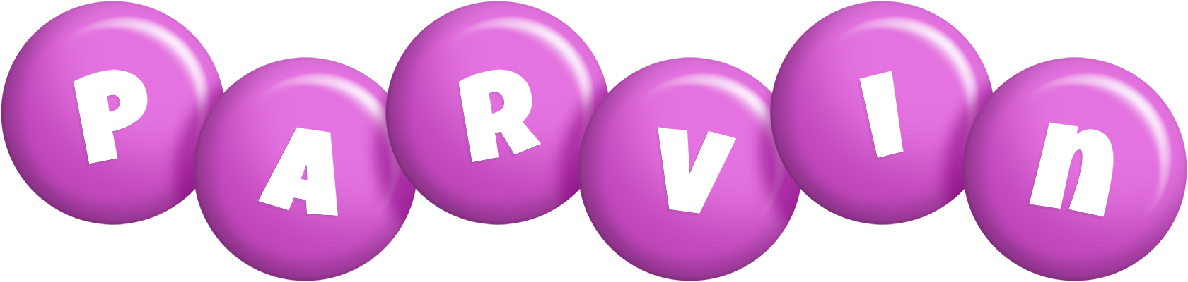 Parvin candy-purple logo
