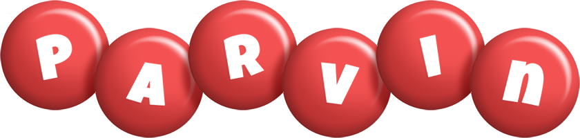 Parvin candy-red logo