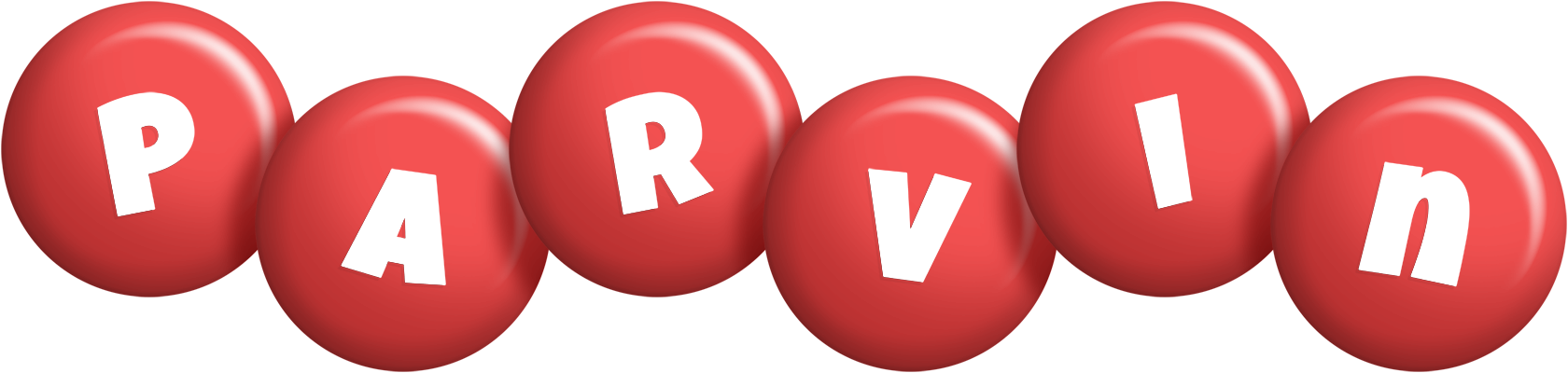 Parvin candy-red logo