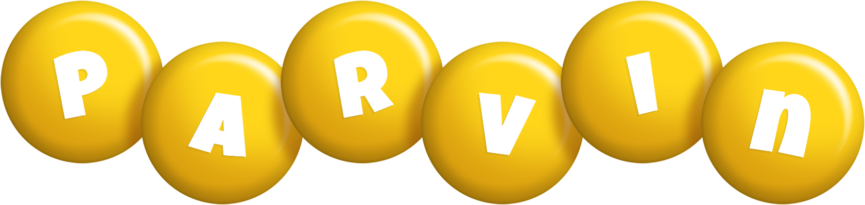 Parvin candy-yellow logo