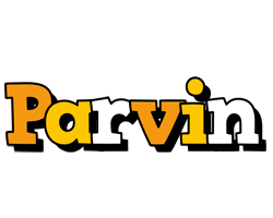 Parvin cartoon logo