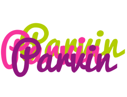 Parvin flowers logo