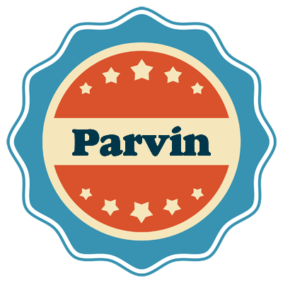 Parvin labels logo