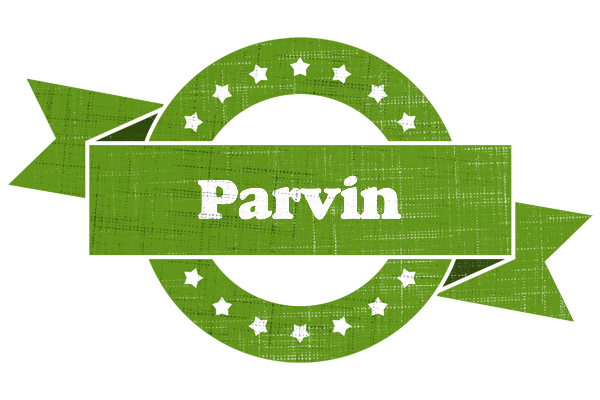 Parvin natural logo