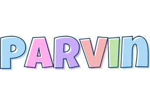 Parvin pastel logo