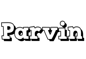 Parvin snowing logo