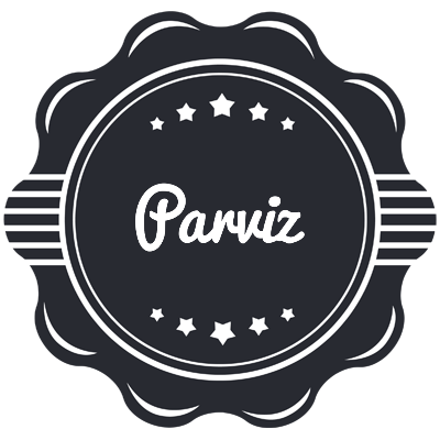 Parviz badge logo
