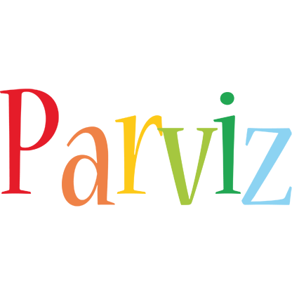 Parviz birthday logo