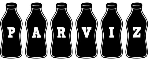 Parviz bottle logo