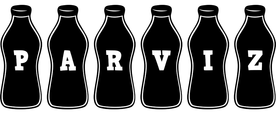 Parviz bottle logo