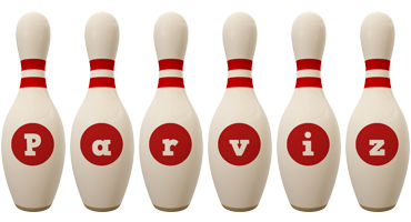 Parviz bowling-pin logo