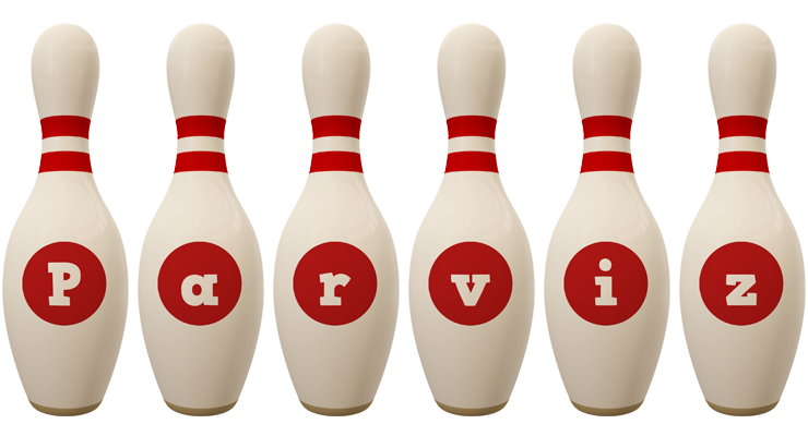 Parviz bowling-pin logo