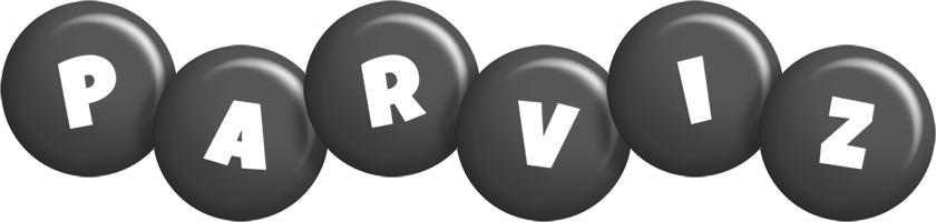 Parviz candy-black logo