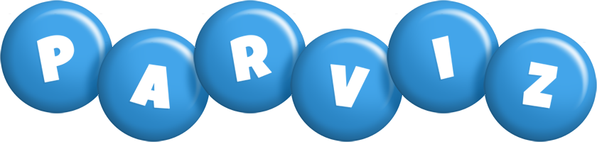 Parviz candy-blue logo