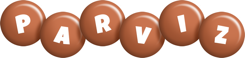 Parviz candy-brown logo