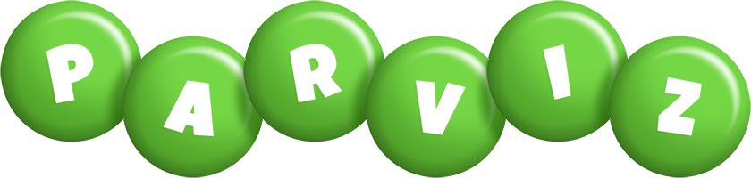 Parviz candy-green logo