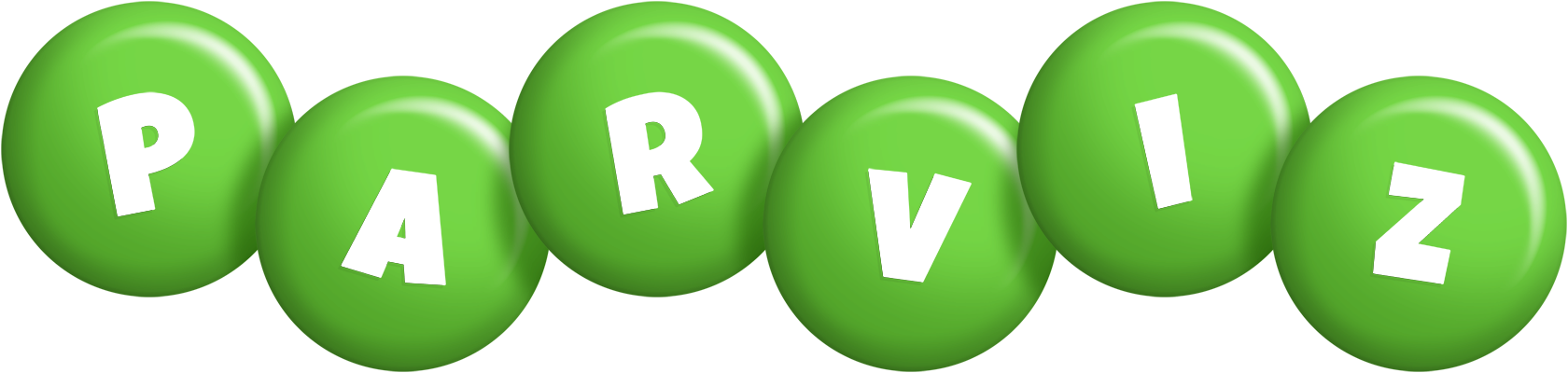 Parviz candy-green logo