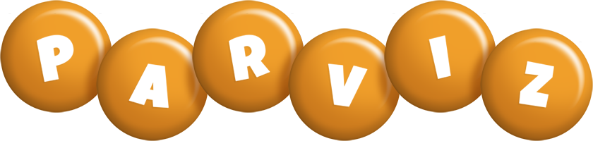Parviz candy-orange logo