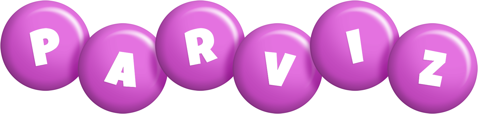 Parviz candy-purple logo