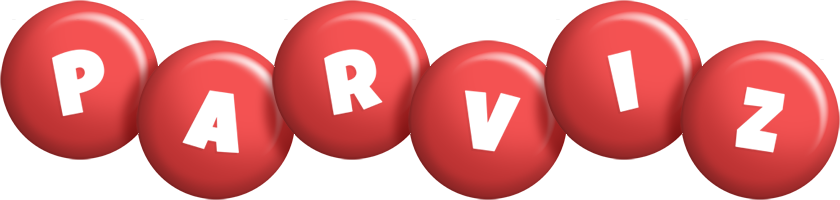 Parviz candy-red logo