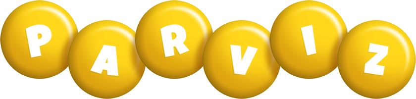 Parviz candy-yellow logo