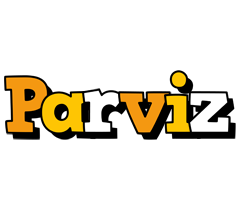 Parviz cartoon logo