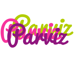 Parviz flowers logo