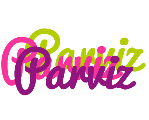 Parviz flowers logo