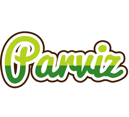 Parviz golfing logo