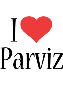 Parviz i-love logo