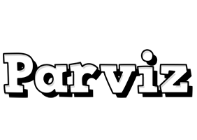 Parviz snowing logo