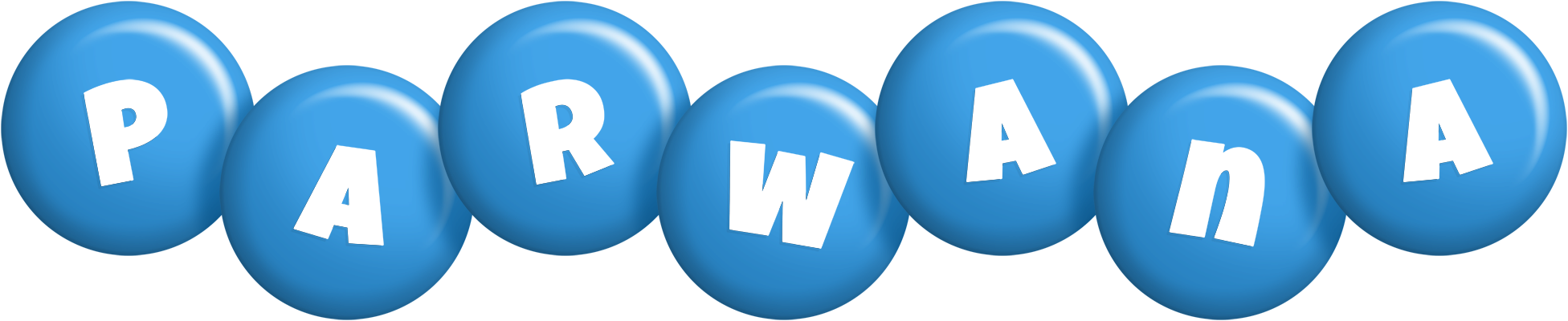 Parwana candy-blue logo