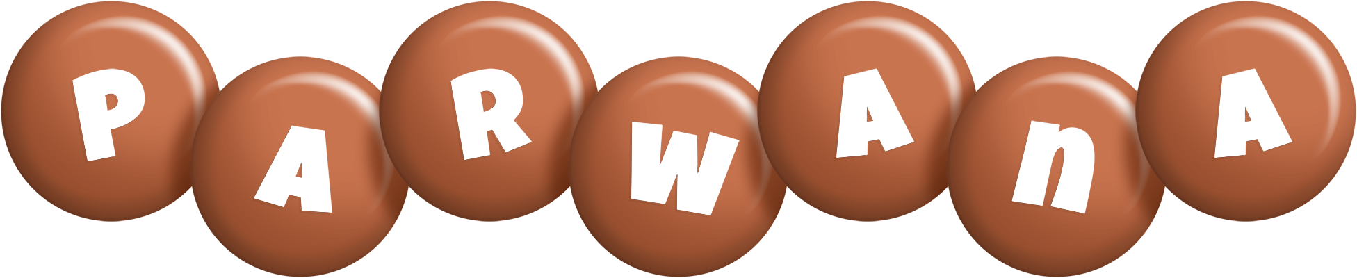 Parwana candy-brown logo