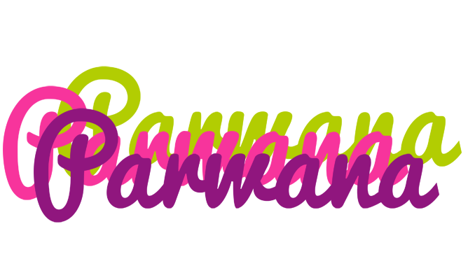 Parwana flowers logo