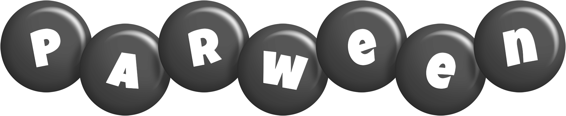 Parween candy-black logo