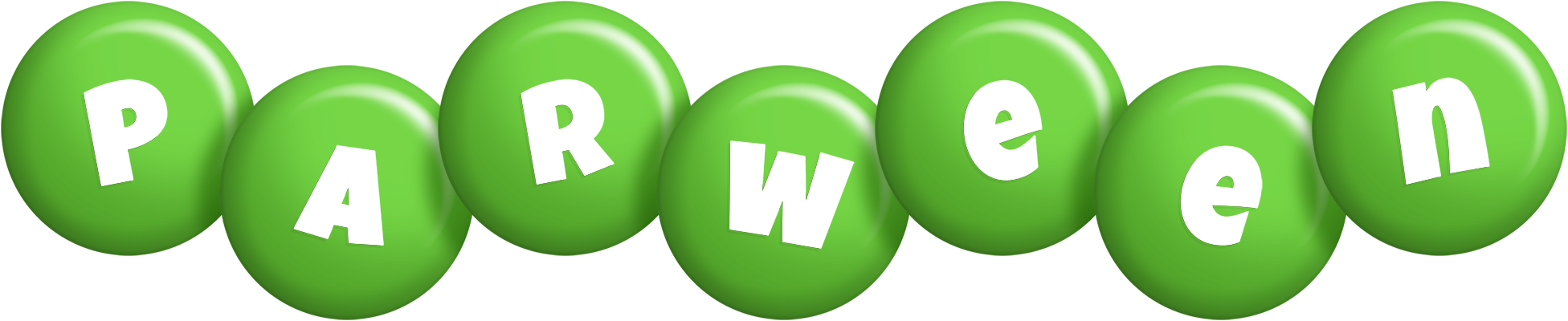 Parween candy-green logo