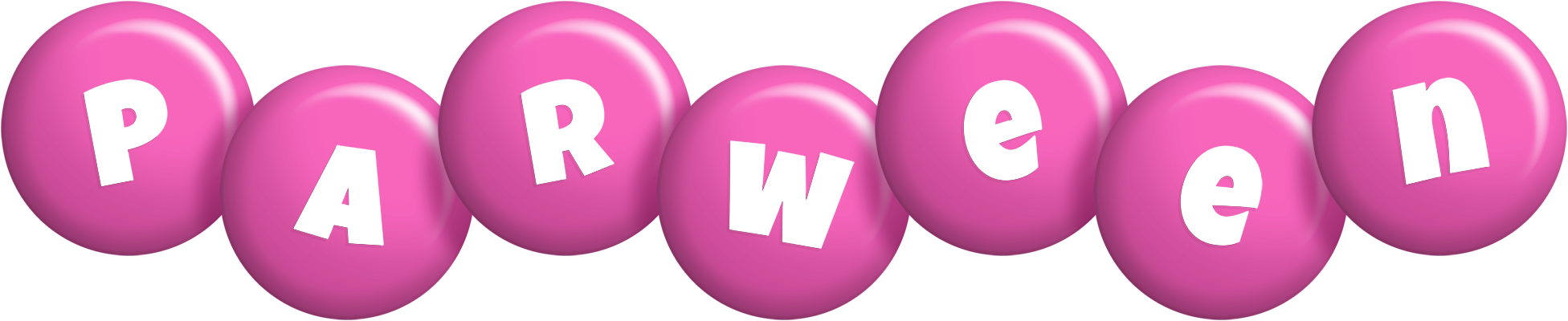 Parween candy-pink logo