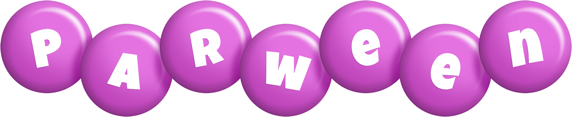 Parween candy-purple logo
