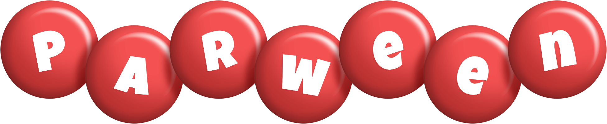 Parween candy-red logo