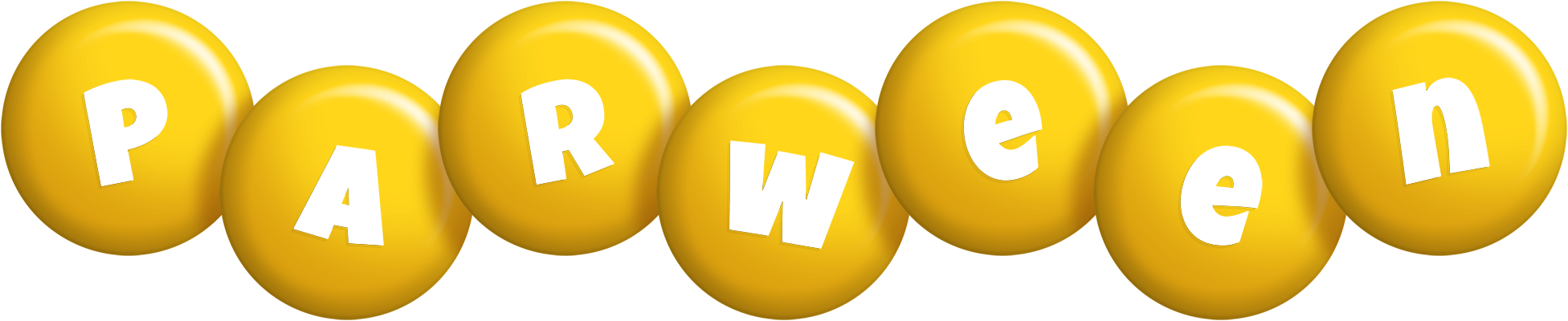 Parween candy-yellow logo