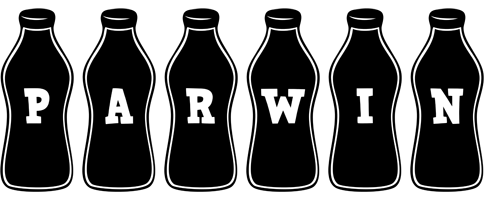 Parwin bottle logo