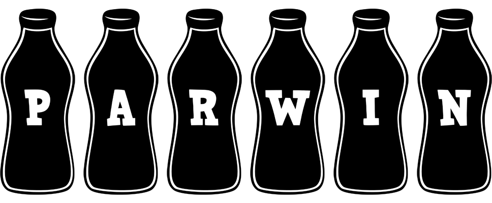 Parwin bottle logo