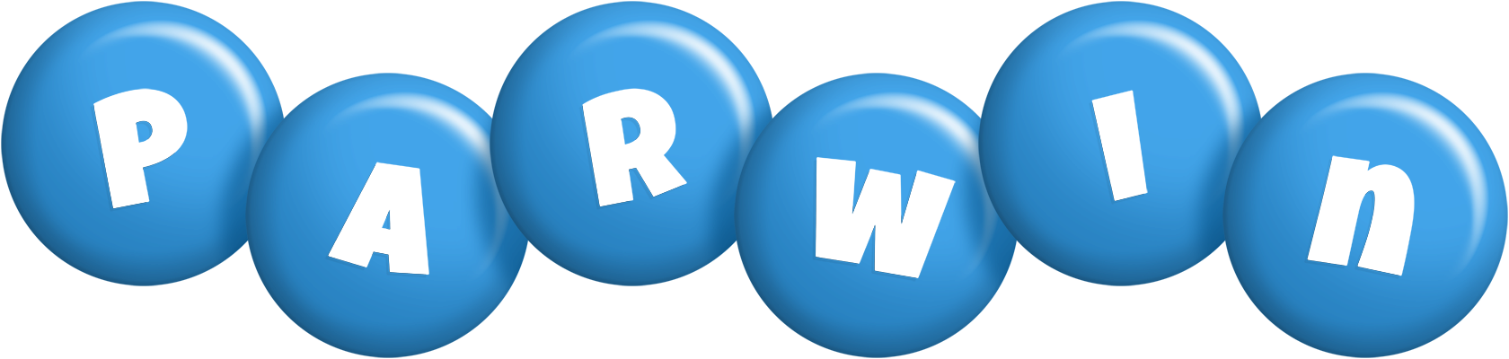 Parwin candy-blue logo